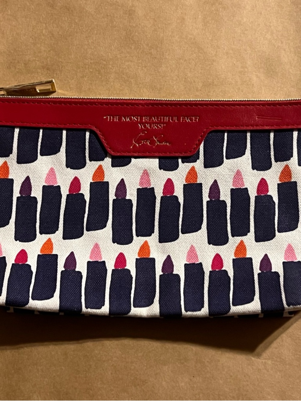 Estee Lauder Makeup Cosmetics Bag Lipstick Design